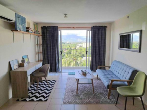 Mountain view apartment with balcony